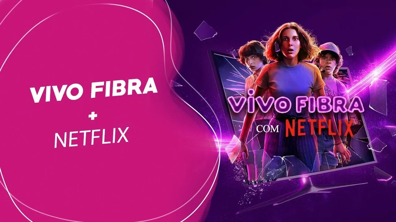 VIVO Fibra 600MB + Netflix 1A + Amazon Prime 6M + Perplexity IA 1A