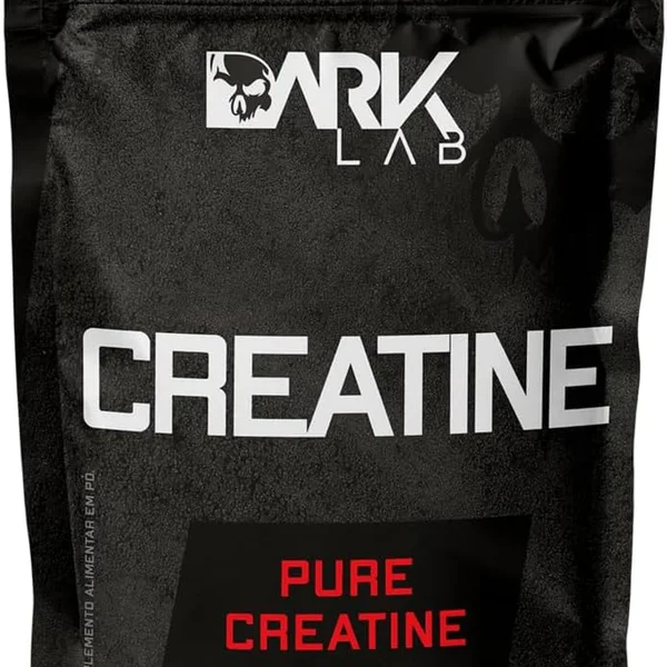 Creatina Pura Dark Lab 500g, Monohidratada 100% de Pureza, Sem Sabor