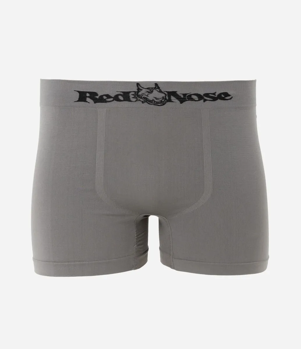 Cueca Boxer em Microfibra com Cós Elástico Red Nose Cinza